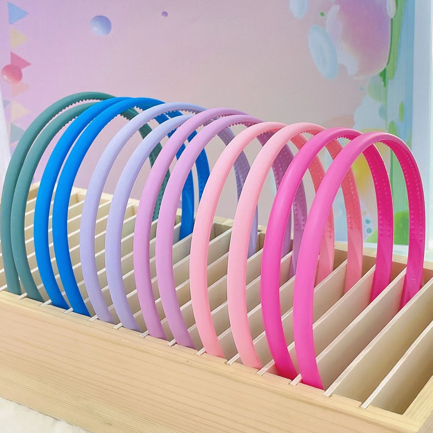 Korean fine matte toothed hair band, simple and elegant ladylike plastic hair press headband, hair clip, head buckle, hair accessory, headwear