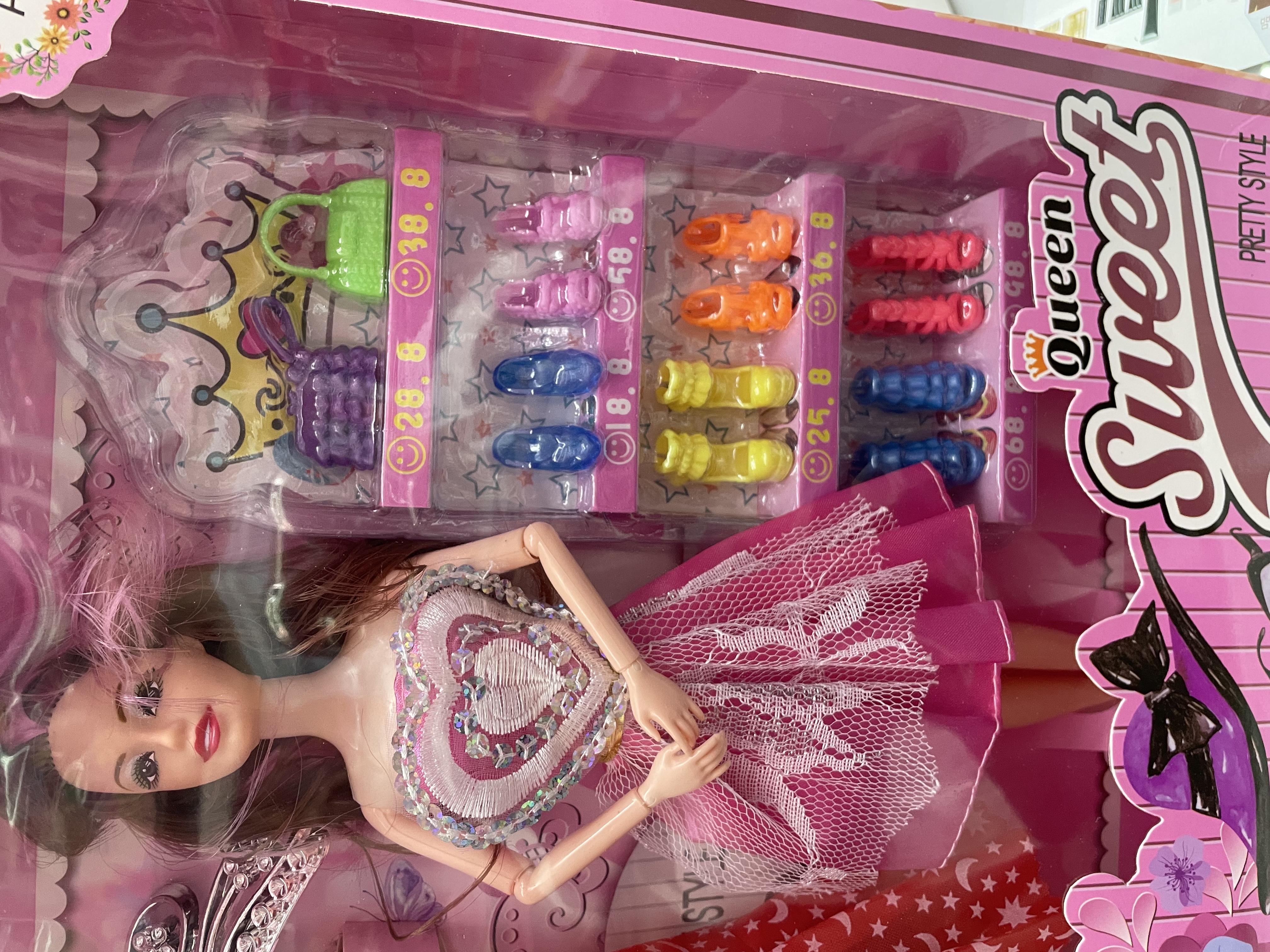 娃娃套装彩盒/过家家彩盒/换装娃娃盒装细节图