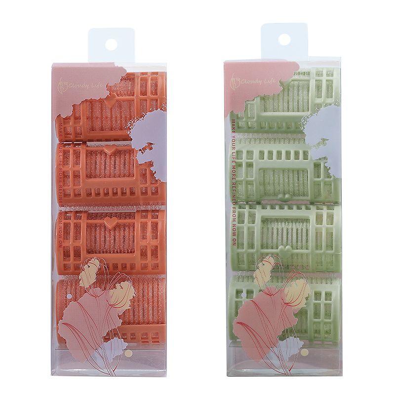 Self-adhesive and splicing hair curler, lazy person, figure-eight bangs, hair curler clip, air plastic, student, female Item Picture