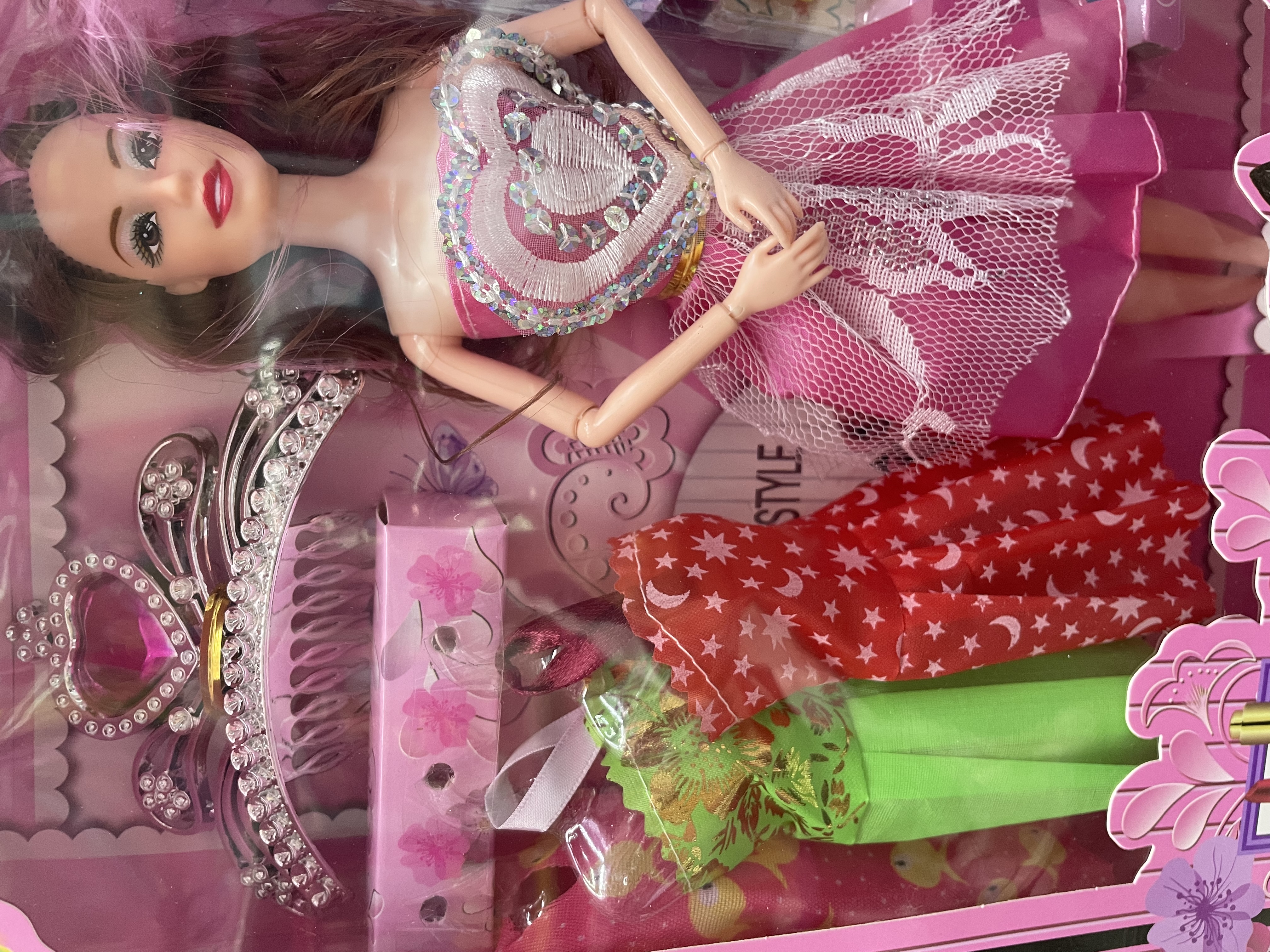 娃娃套装彩盒/过家家彩盒/换装娃娃盒装产品图