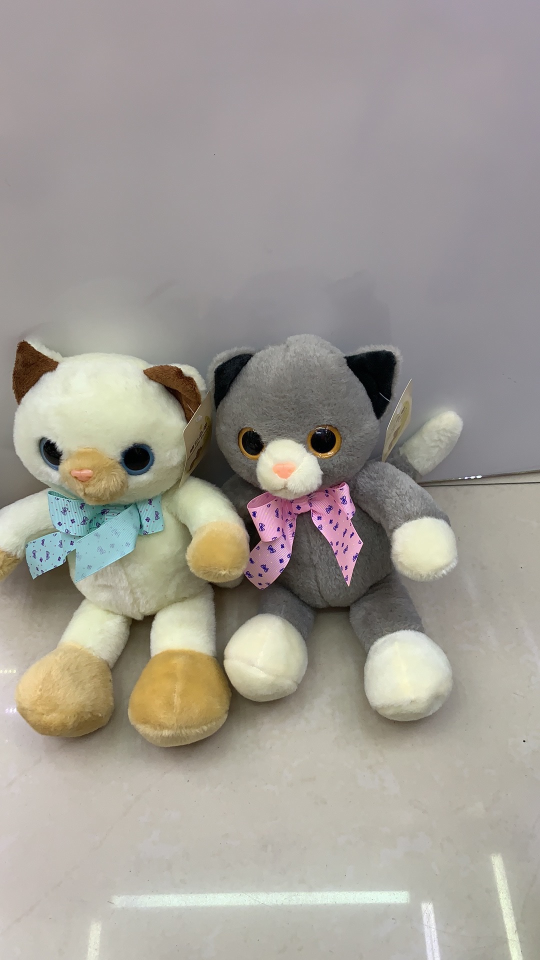 A wonderful plush toy made of flowered fabric