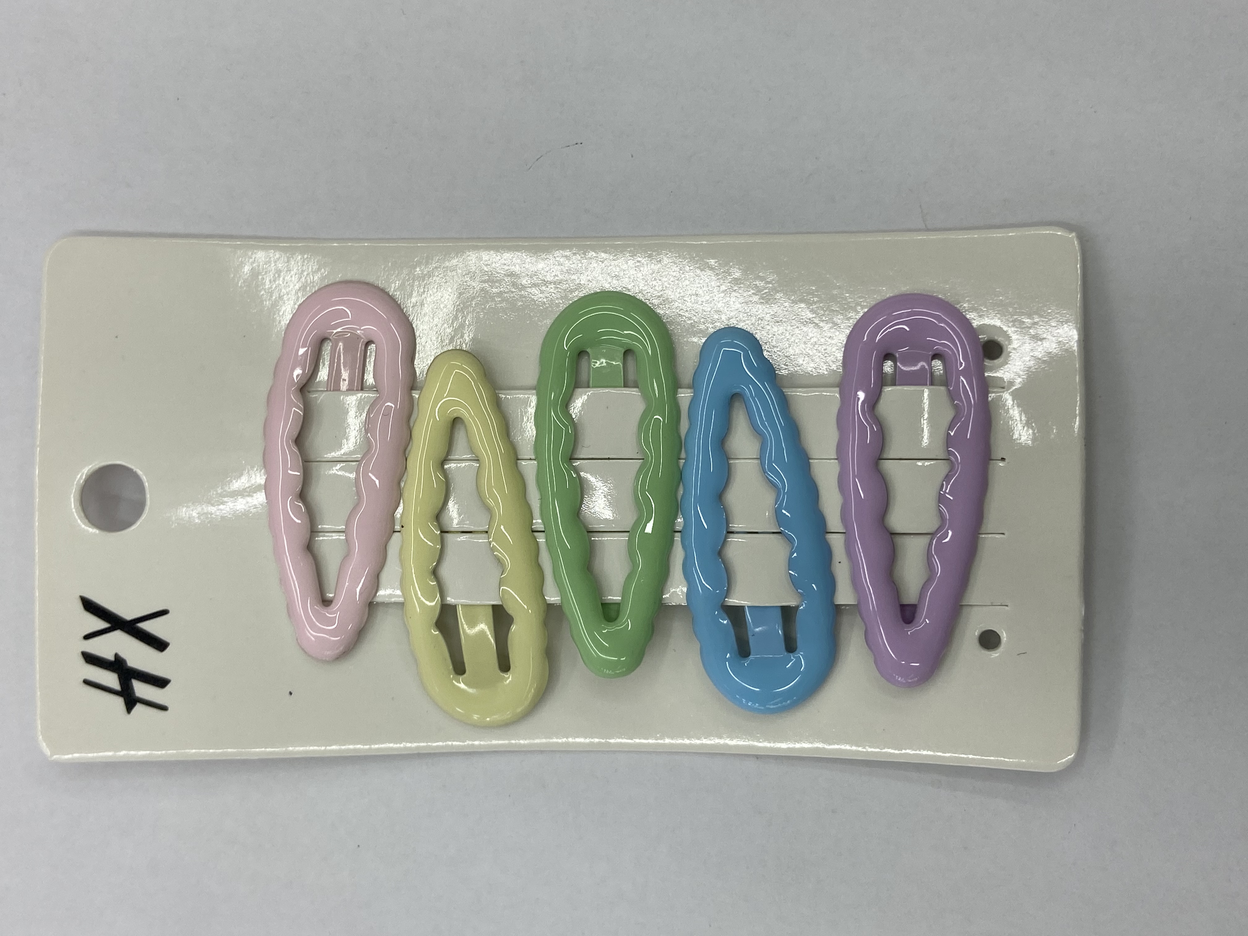 Korean cream-colored oil drip sweet and girlish bb clip, cute and versatile children's hair clip, bangs, broken hair accessory, Hua Hin accessories 136