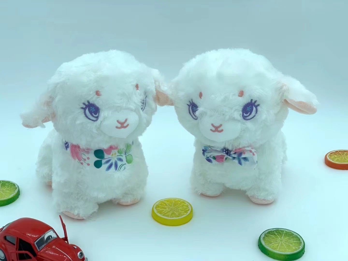 A wonderful plush toy of cloth sheep