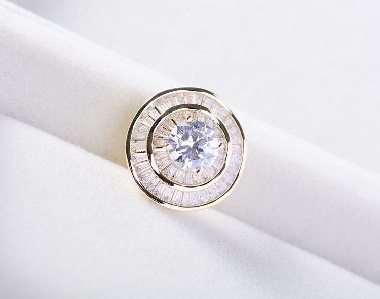 0 New Korean-style fashionable round retro small collar pin, personalized and simple small accessory, personalized and simple in stock, new small size 003 Personalized and simple clothing decoration, trendy, fun and elegant for both men and women Item Picture