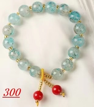 Purple dragon-patterned rice bead bracelet, fashionable, versatile, trendy and casual Hongtao Accessories 0076 details Picture