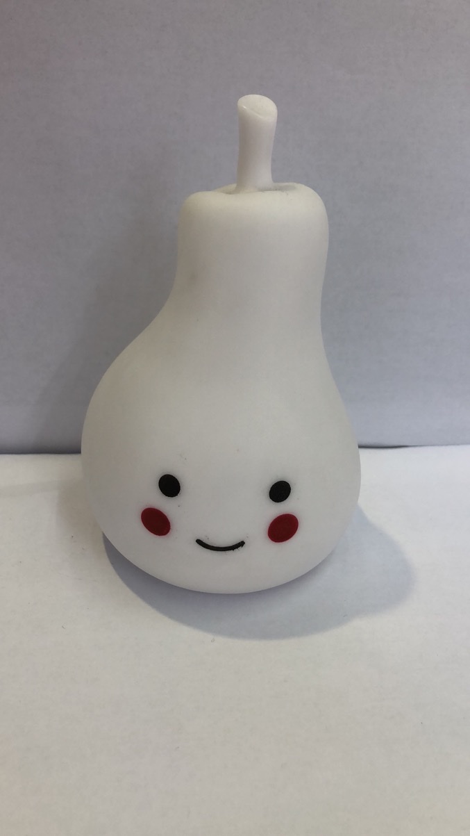 夜灯/七彩闪光白底实物图