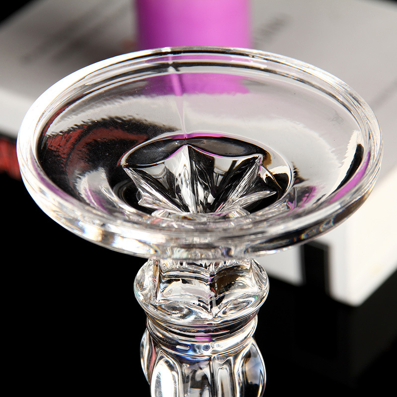 玻璃烛台轻奢家居软装高脚烛台酒店餐厅样板间水晶六棱烛台摆件【六棱烛台三件套】详情图4