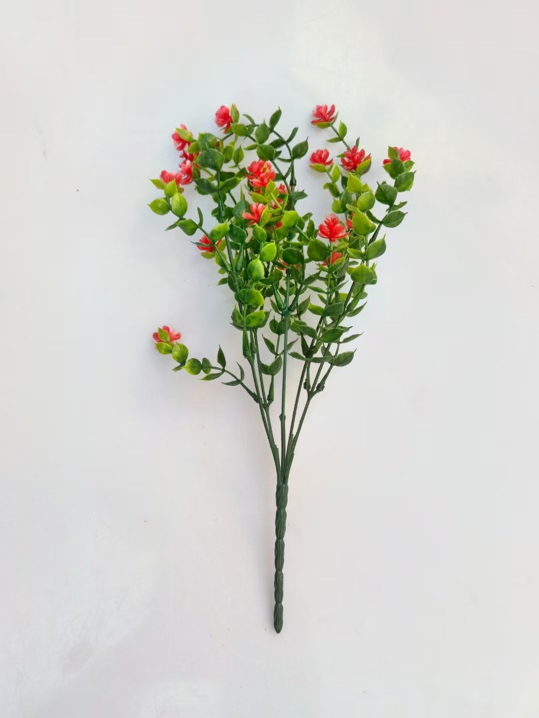 Simulated 7-fork oil camellia plastic grass detail image 7