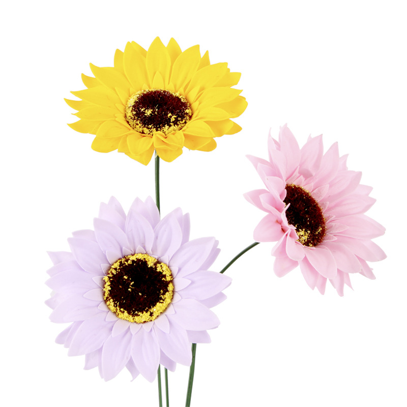 Valentine's Day 3.8 gifts: Sunflower soap, flower heads, artificial flower accessories, Mother's Day gifts detail image 5