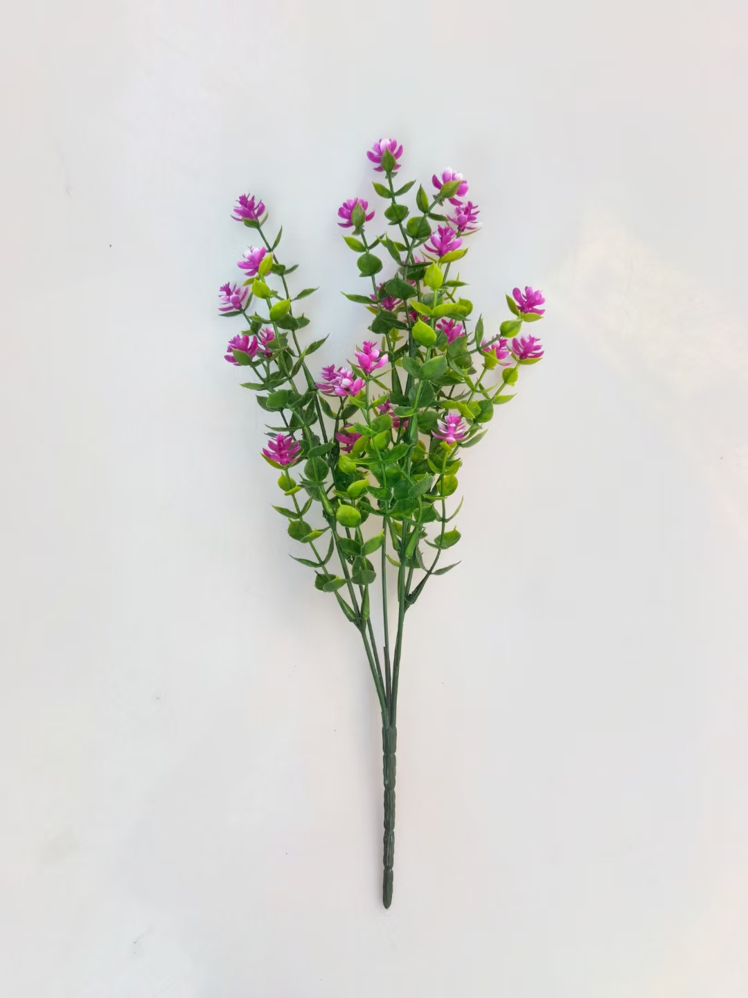 Simulated 7-fork oil camellia plastic grass detail image 8
