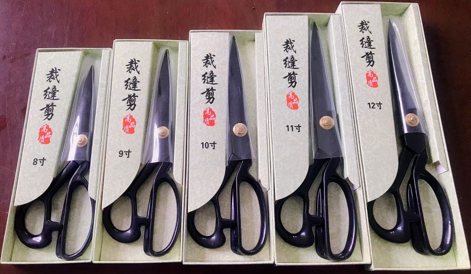 剪刀办公文教 刀剪工具 裁缝剪刀 黑色裁缝剪刀 黑色裁缝剪刀盒装 五金工具 刀具剪具详情图5