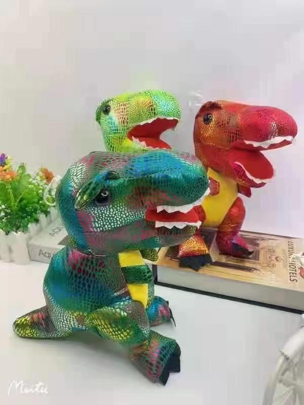 Classic dinosaurs, in three colors