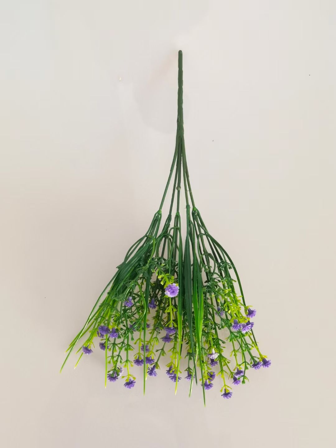 Simulated 5-fork Milan Sky Star plastic aquatic plant detail image 3