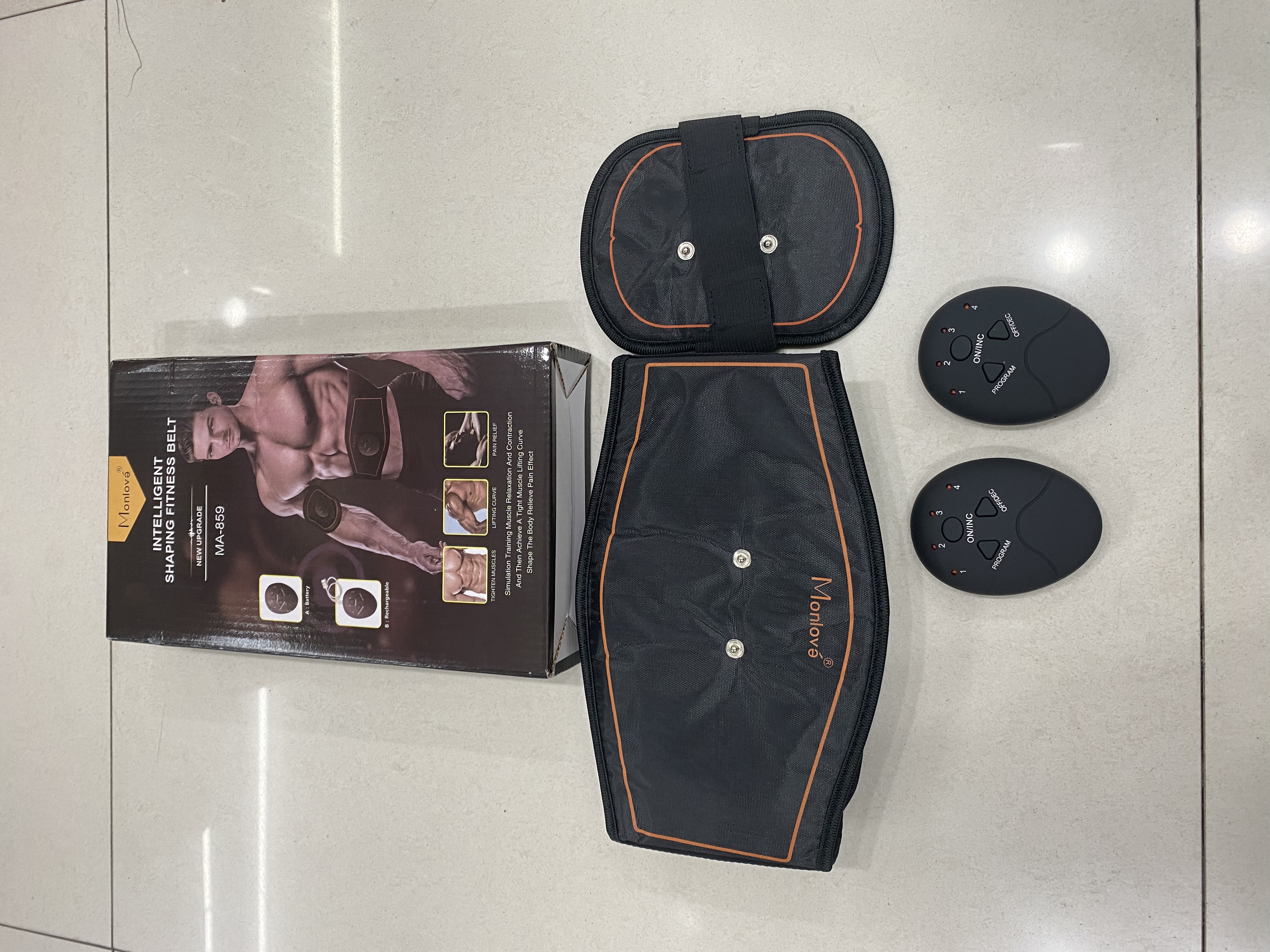 Abdominal muscle patch - Battery spray paint Specification image