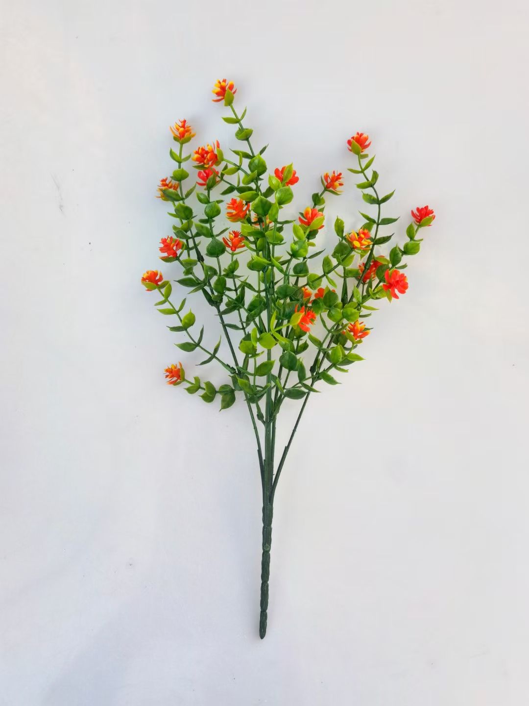 Simulated 7-fork oil camellia plastic grass detail image 5