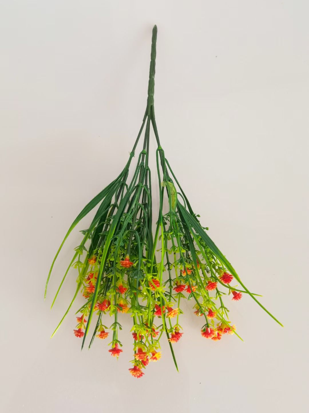 Simulated 5-fork Milan Sky Star plastic aquatic plant detail image 4