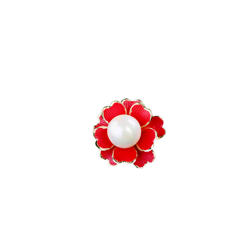 Korean-style fashionable casual fashion trend flower brooch, versatile creative fashion accessory, personalized small collar pin, personalized style Item Picture