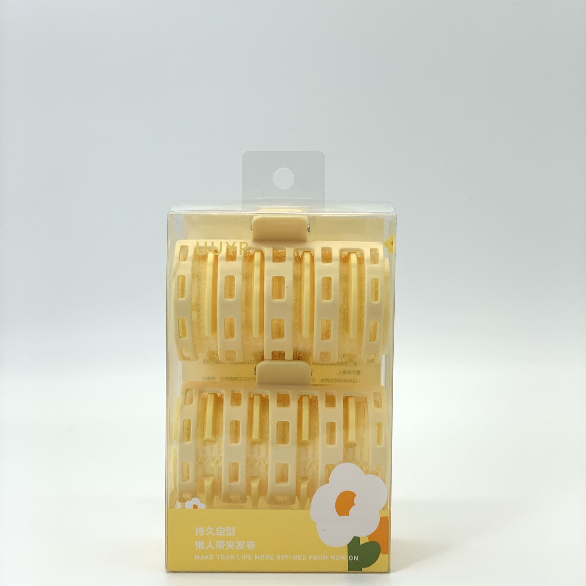 Youyou Yipin Weekend Garden Series Box Set Hair Curls 2-piece Set Hair Curler Bangs Hair Curler Pear Blossom Hair Curler