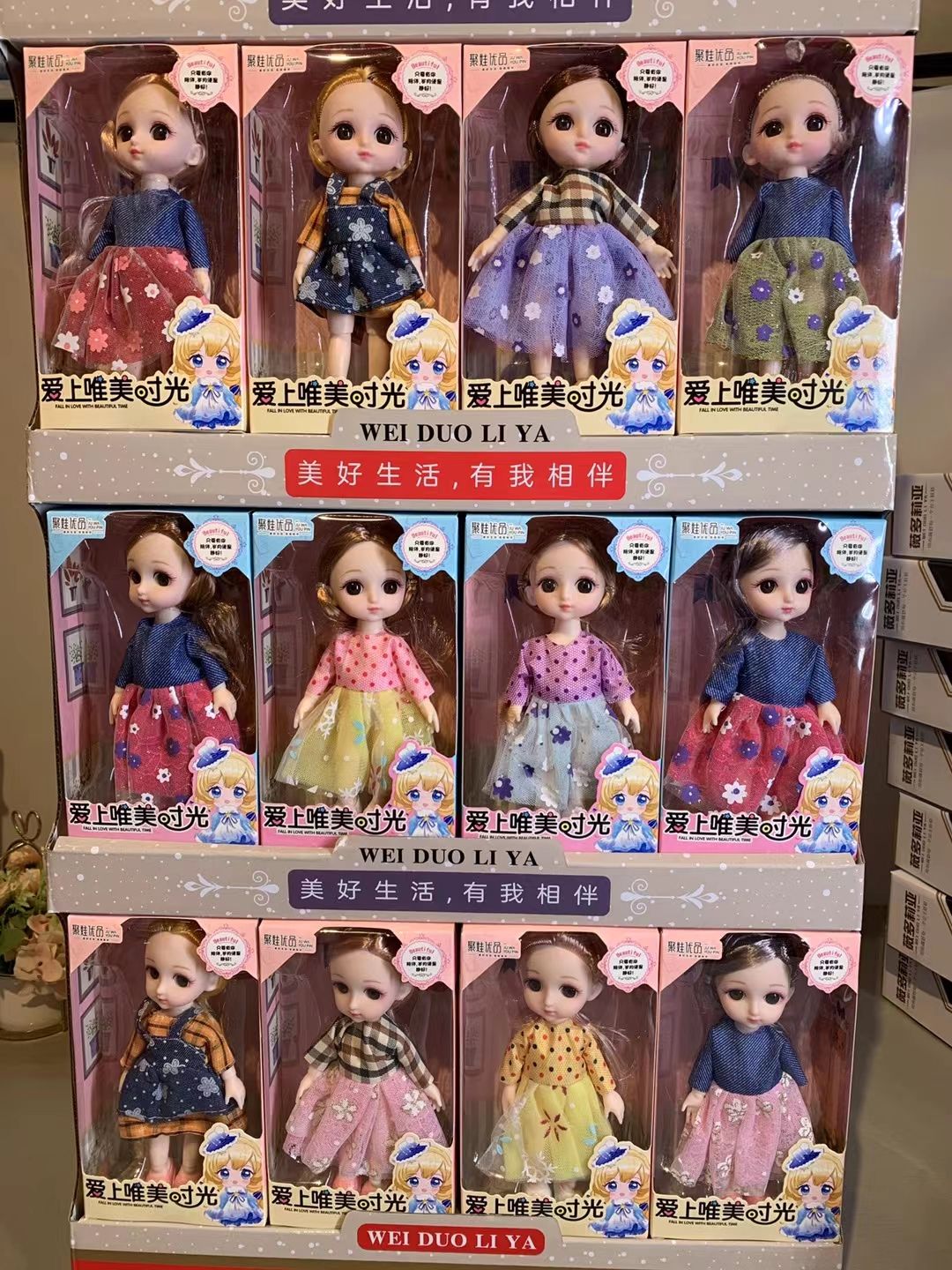 17-cm girl mini simulation doll Barbie Princess exquisite dress-up birthday gift toy box Application Scenario