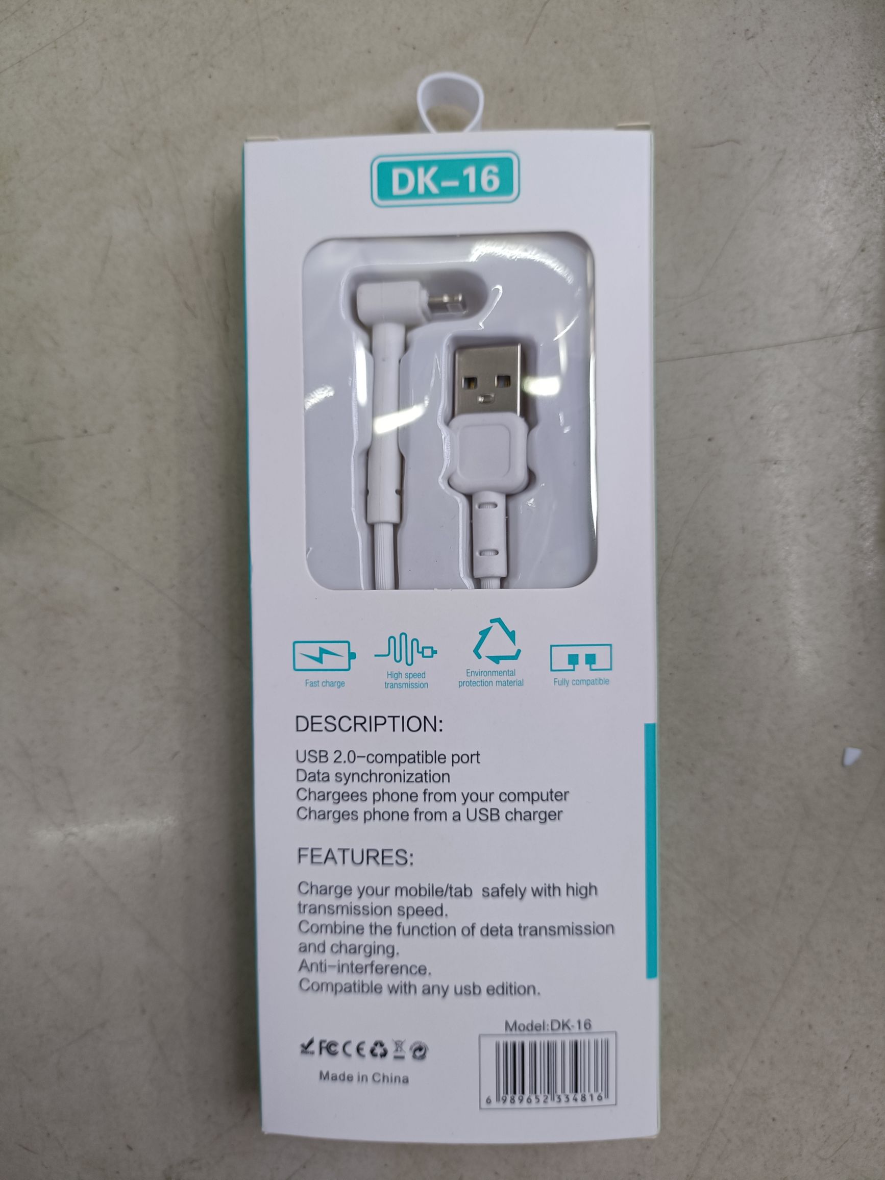 The fine-line bracket data cable comes with a built-in bracket function detail image 9
