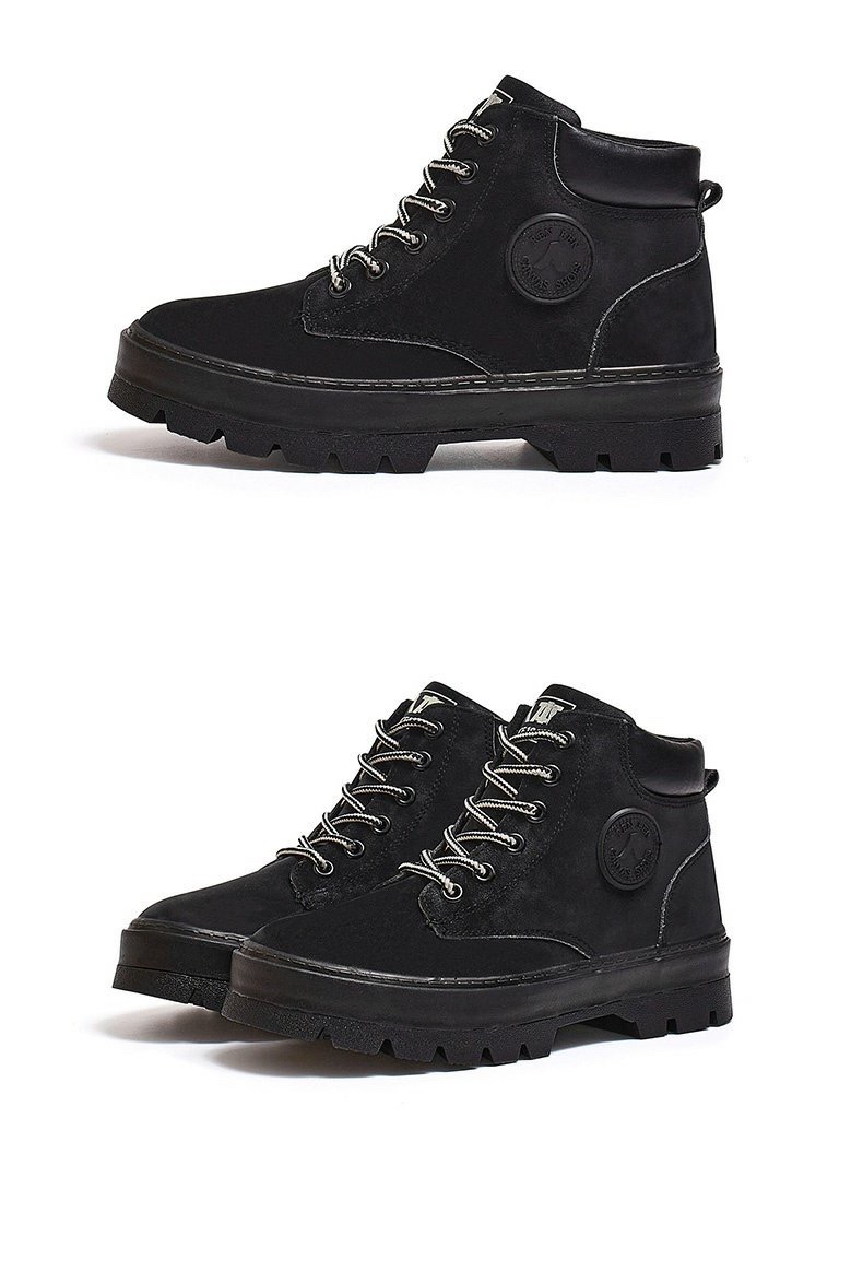 The new yellow boots from Renben are bestsellers, featuring slimming fleece short boots and thick-soled boots for women details Picture