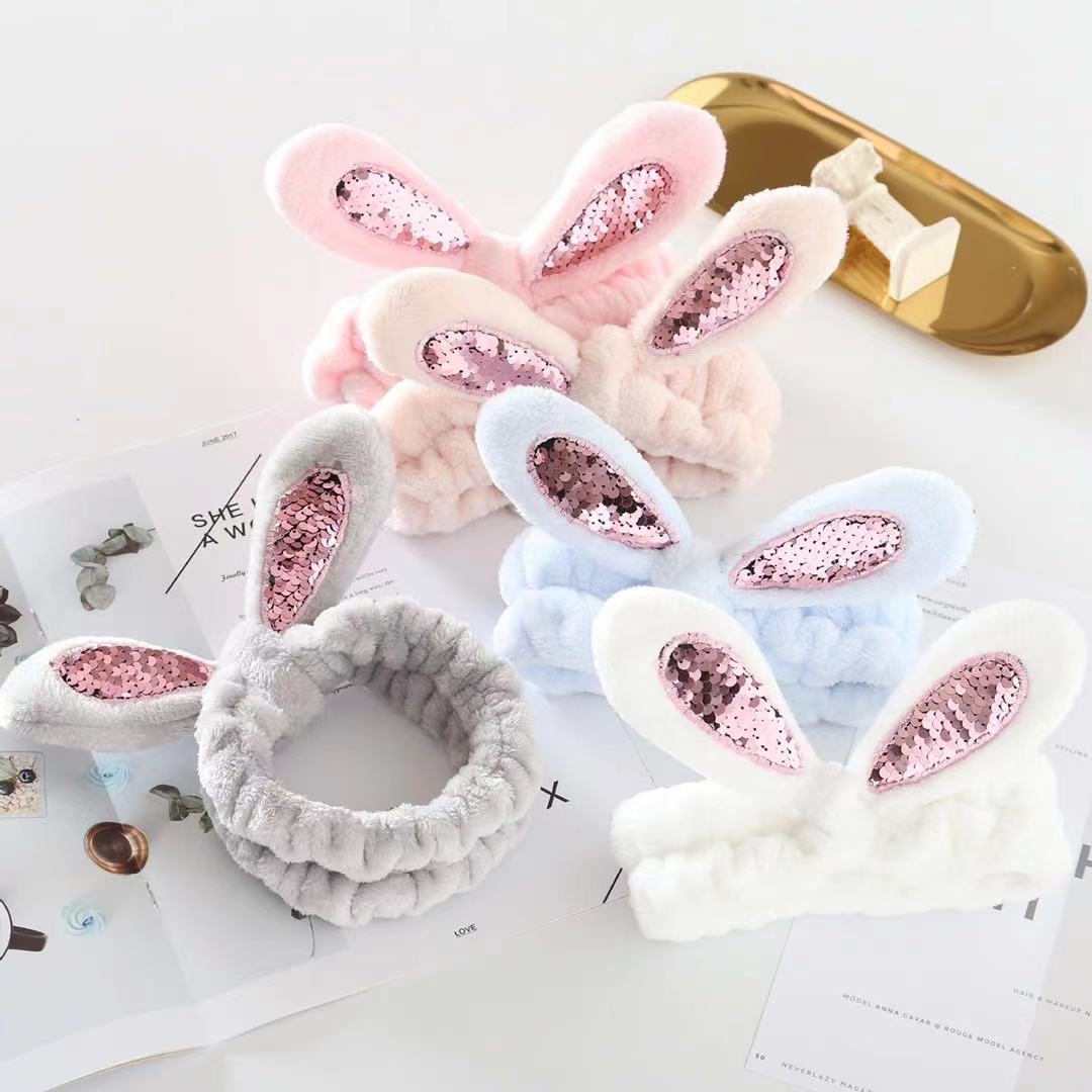 金桥饰品亮片兔儿朵贴布兔发带，20221115.19