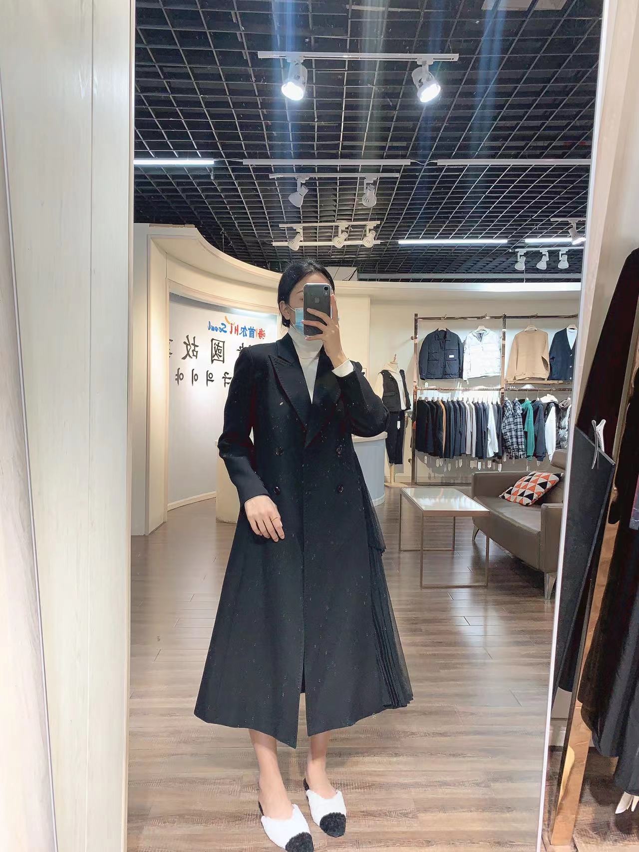 澳羊毛/拼纱/褶皱细节图