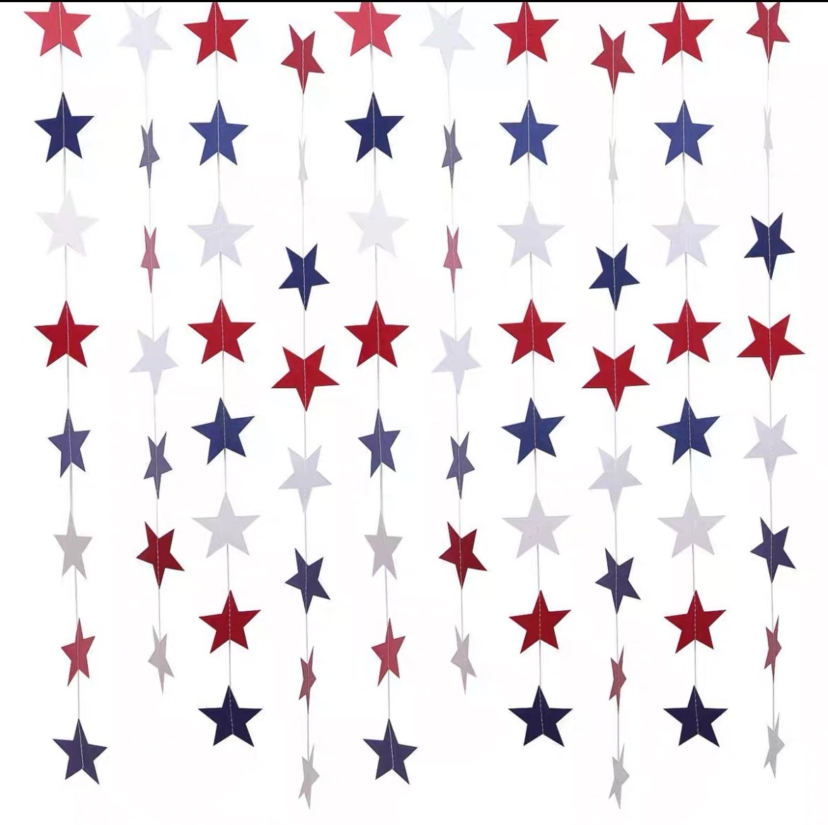 Festive Decorating Paper Strings full figure