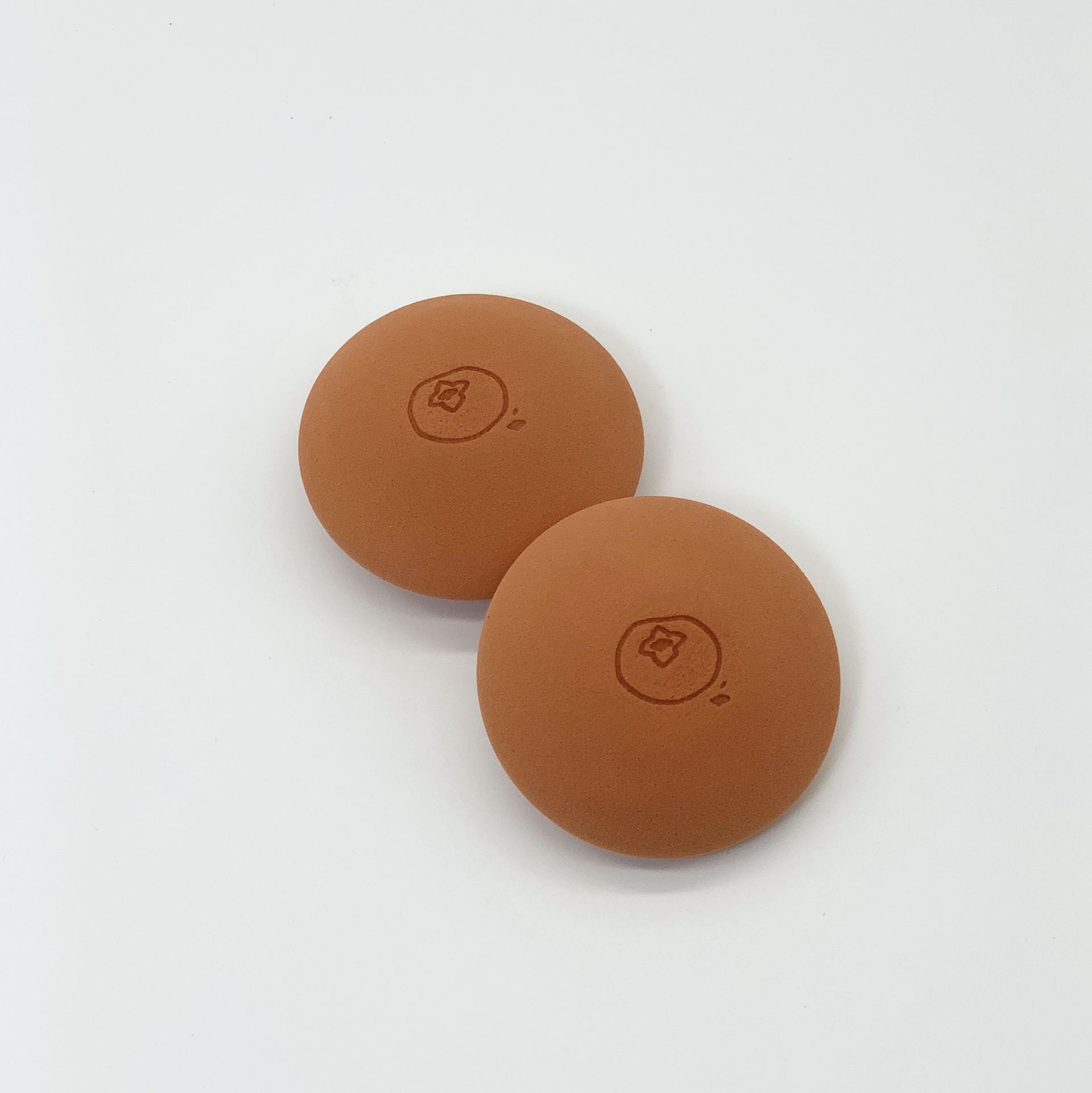 Weekend Garden Series Little Persimmon Powder Puff Dry and Wet 2-Use Makeup Powder puff detail image 3