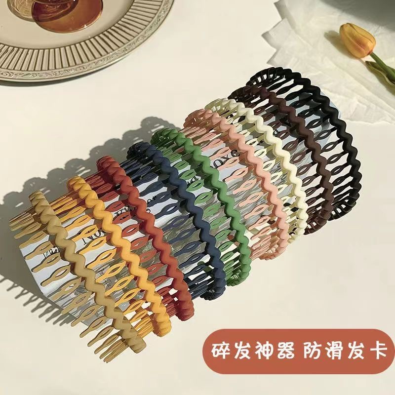 儿童碎发发箍女童压发头箍带齿防滑发卡头饰宝宝碎发神器公主发饰 