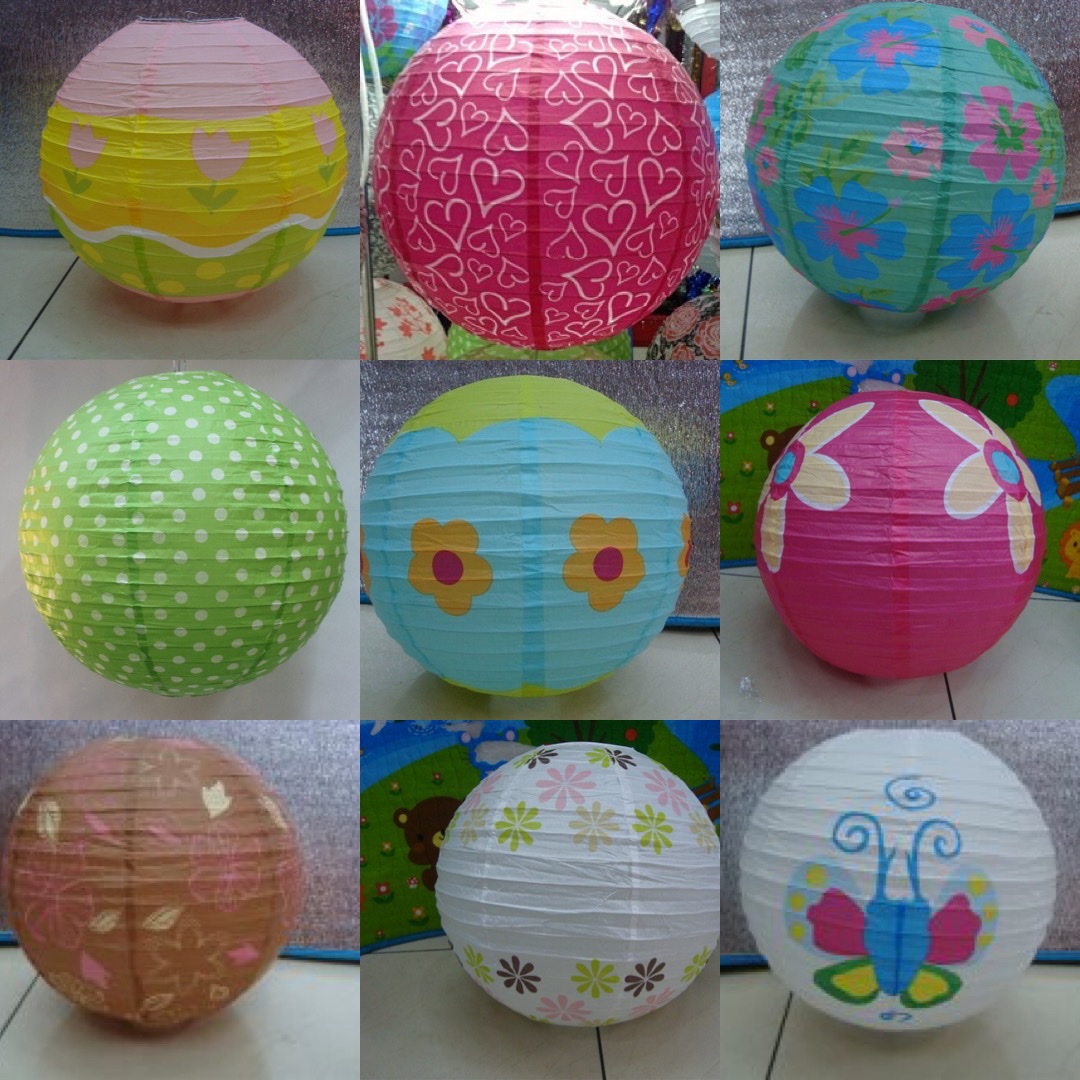 Printed Paper Lantern full figure