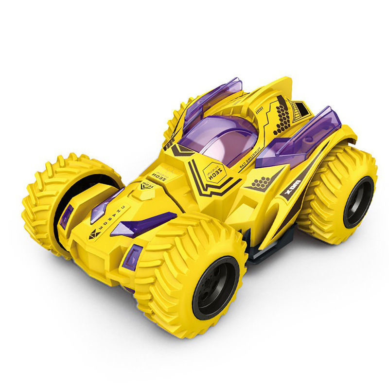 Junshengxing children's toy car, four-wheel drive stunt car, rotating suspension shock-absorbing, drop-resistant, boy gift, sliding inertia off-road vehicle Application Scenario