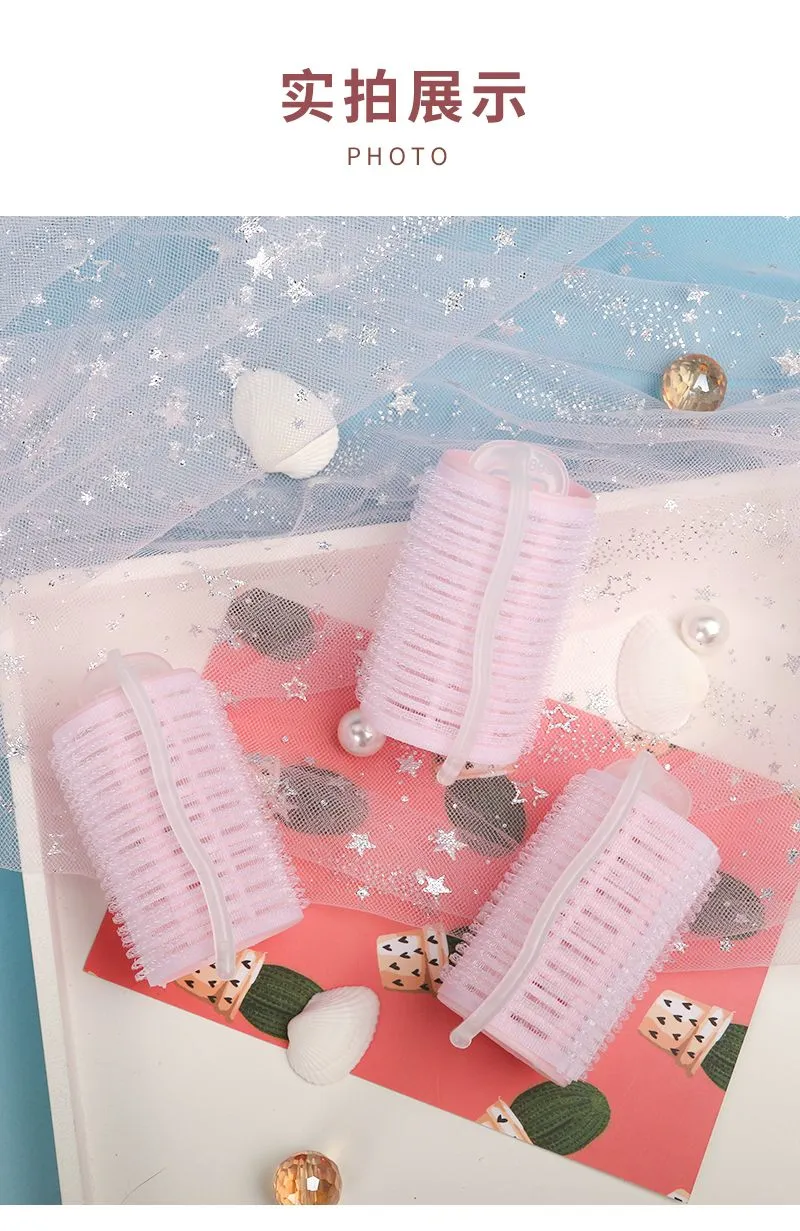 3-piece bagged large household hair curls, self-adhesive curling tubes, fixed curls, lazy and fluffy curls, figure-eight bangs detail image 5