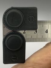 衣领磁钮尺寸20mm×30mm,内12mm×2mm双面磁