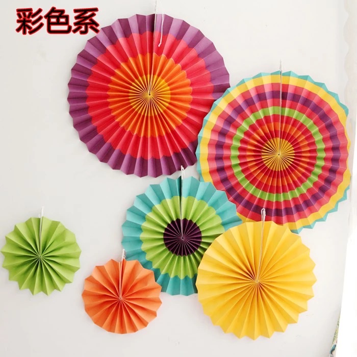 七彩纸扇花