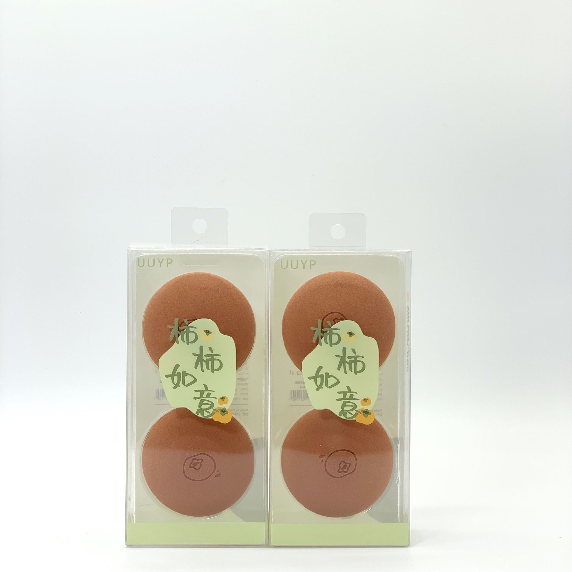 Weekend Garden Series Little Persimmon Powder Puff Dry and Wet 2-Use Makeup Powder puff