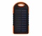 太阳能充电宝/折叠充电宝/便携式充电宝白底实物图