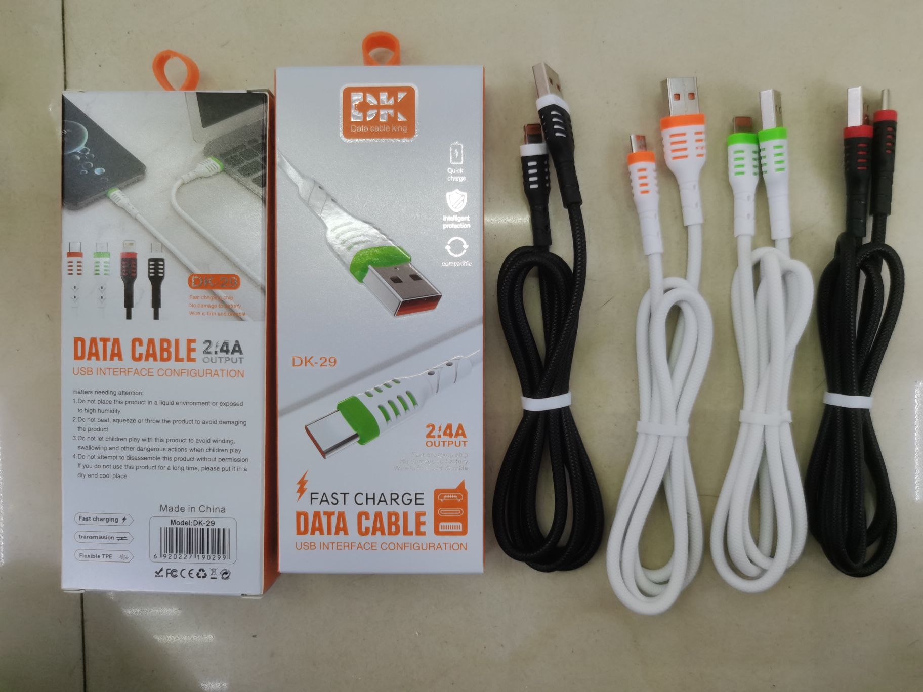 There are three types of interfaces for embossed mesh red wire mobile phone data cables detail image 1