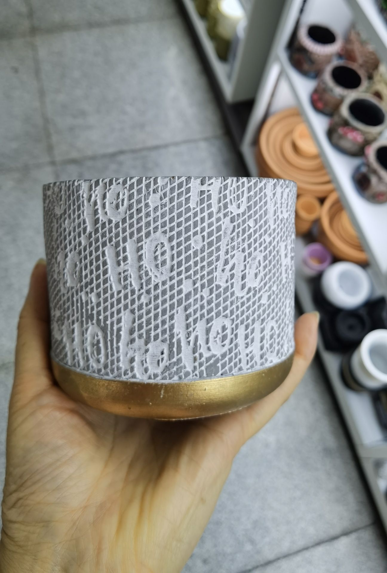 浮雕花盆/厂家直销/植物花卉盆细节图