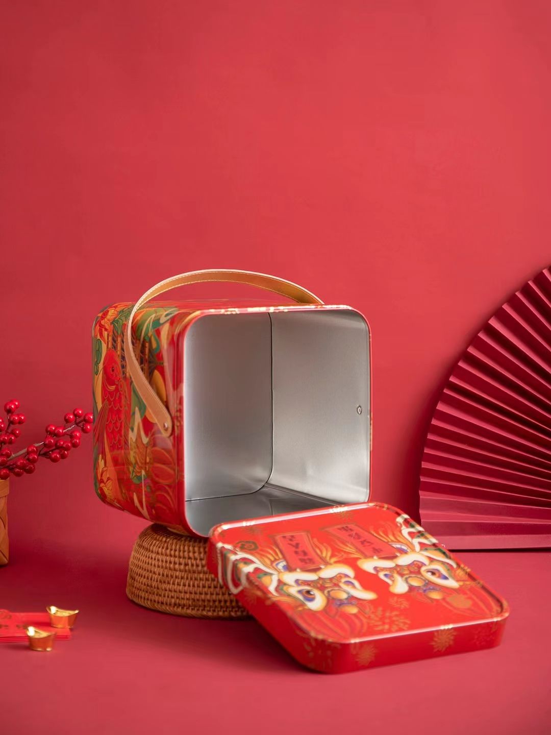 新年礼盒/金属礼盒/包装盒细节图