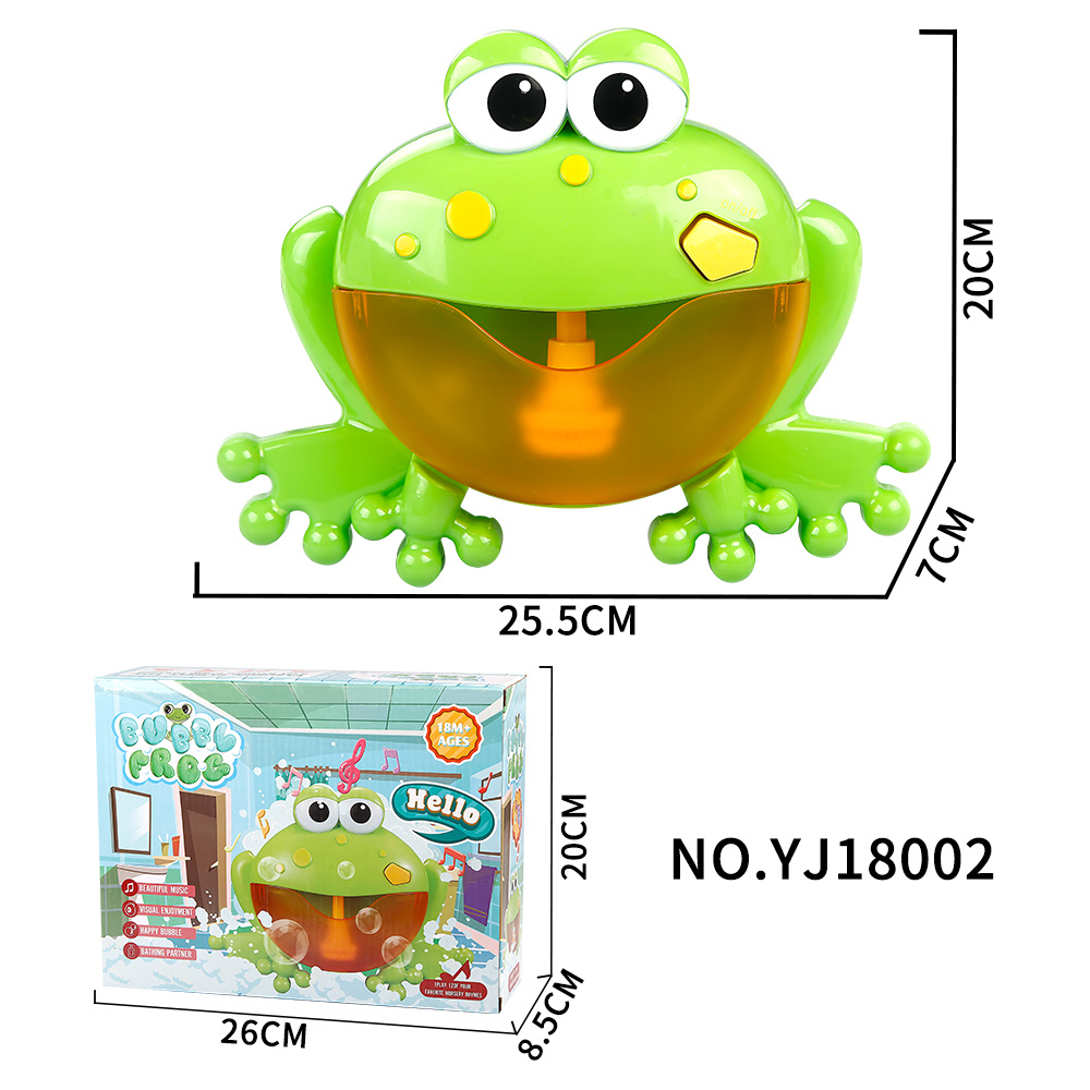 婴儿玩具儿童螃蟹浴室泡泡机青蛙泡泡机洗澡玩具图