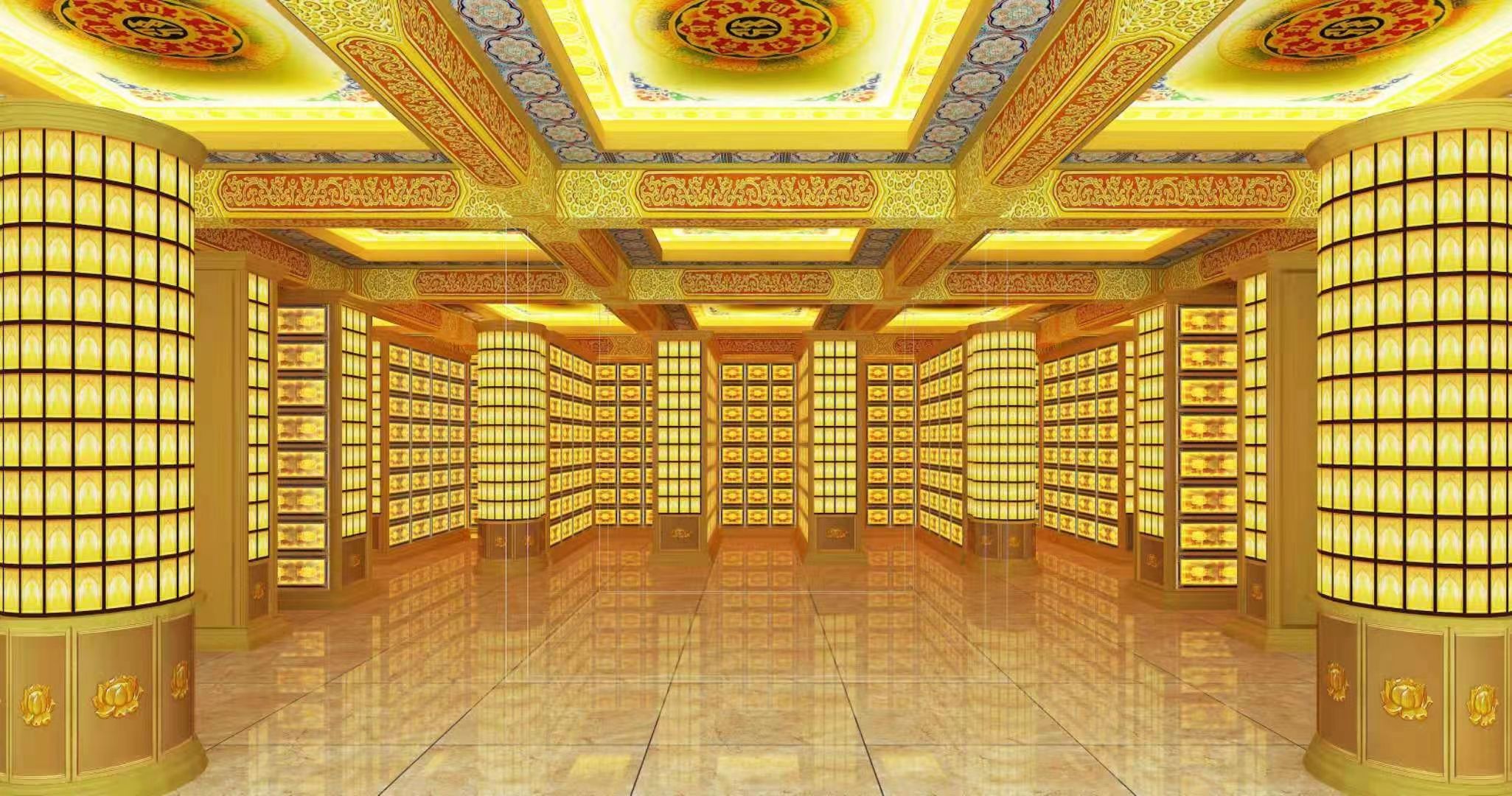 义乌市鹤莲文化用品有限公司工艺品之佛龛，万佛墙，寺院定制003一5