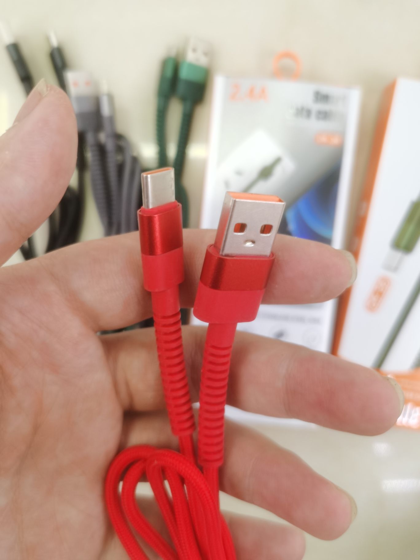 Weave long-tail mobile phone data cables Specification image