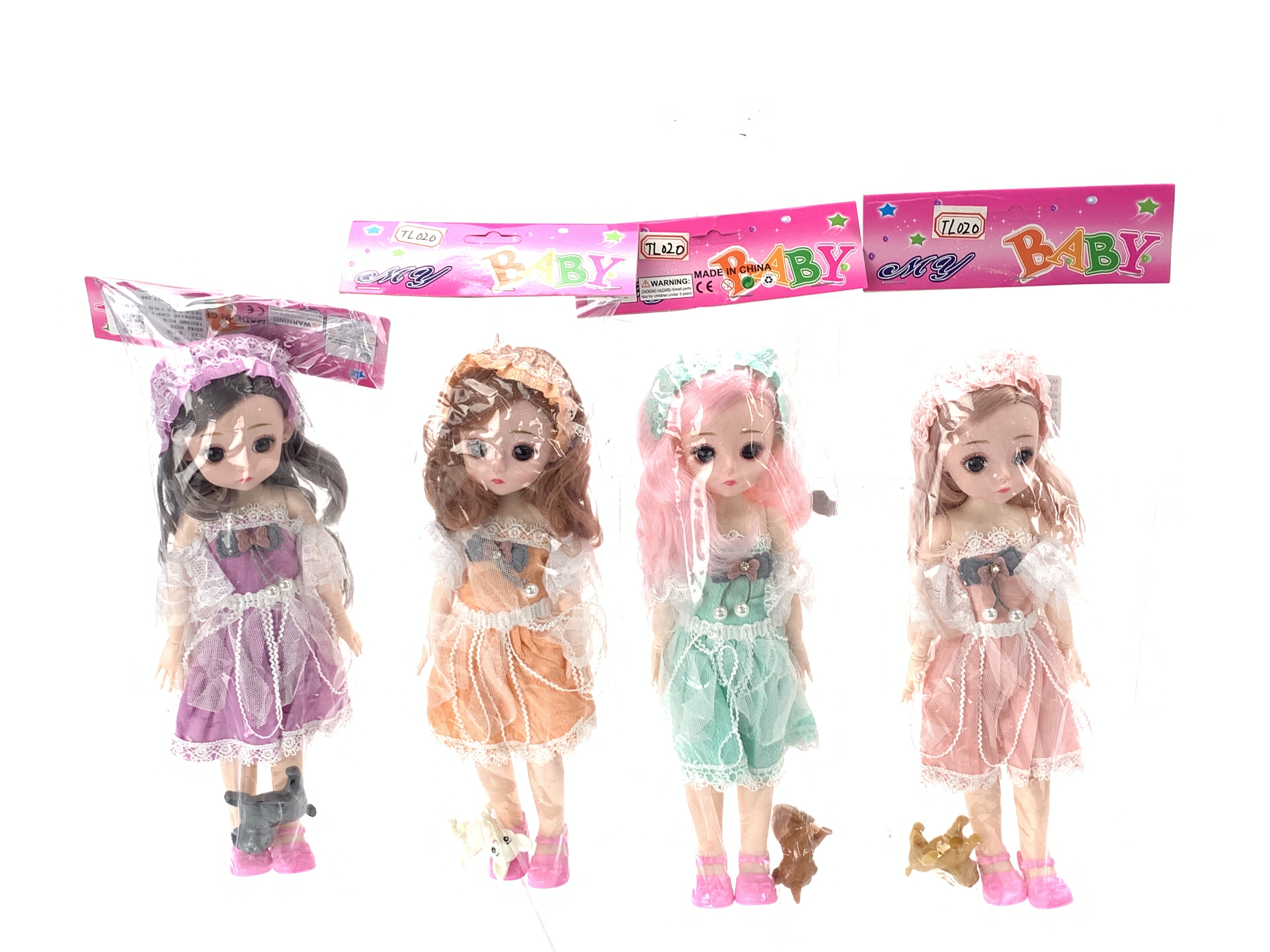 A variety of 12-inch joint doll English packaging clothes are mixed Application Scenario