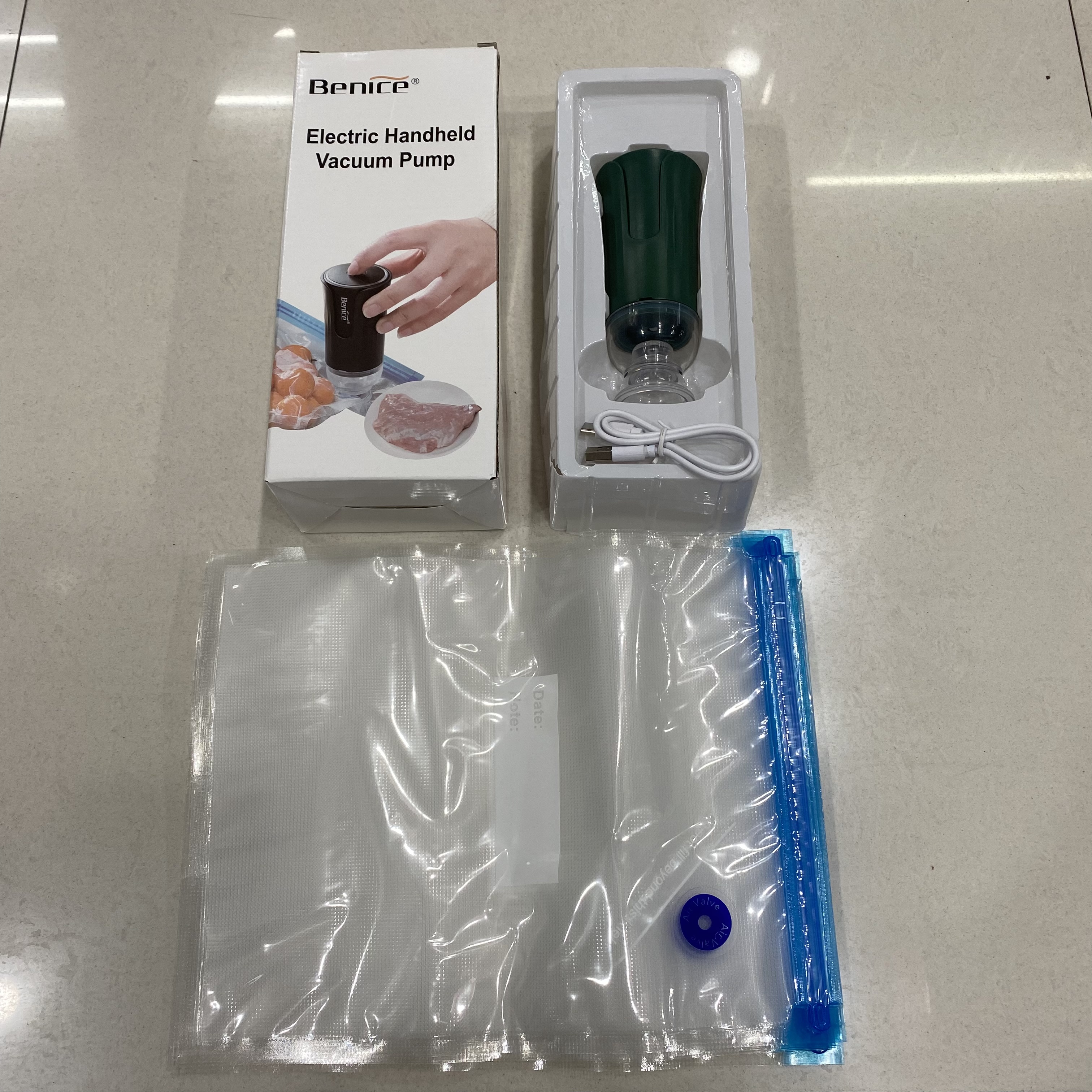 真空封口机-5个袋