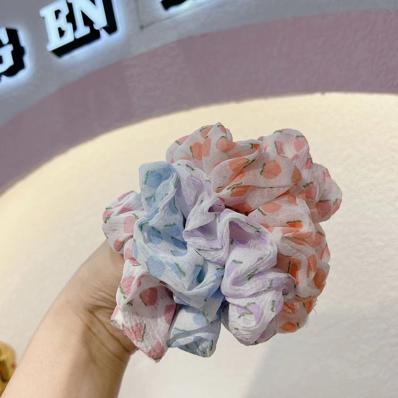 桃子纱布圈