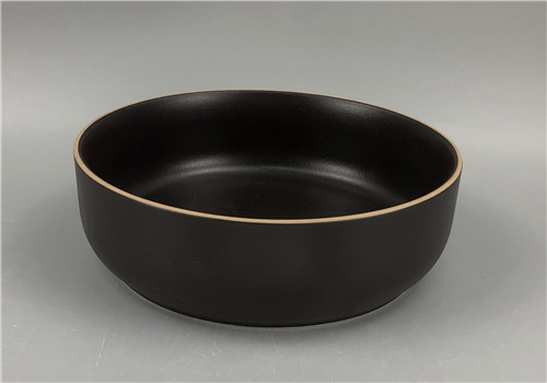 方圆陶瓷特色餐具黑色轻奢高端日用陶瓷餐具黑色陶瓷餐具FI685778详情图7