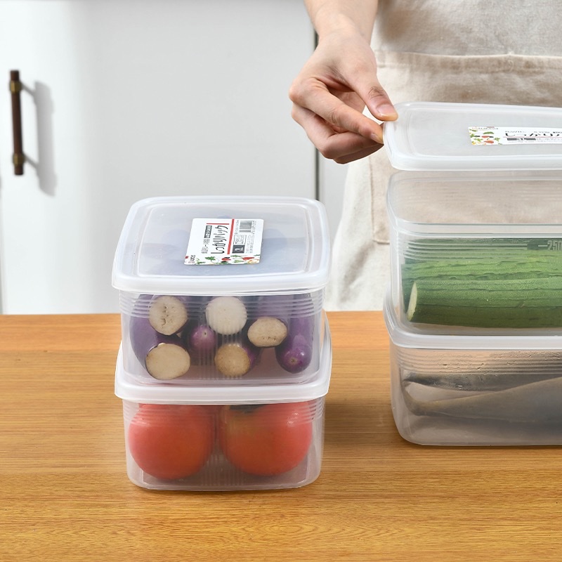 密封保鲜盒/水果保鲜盒/大容量保鲜盒白底实物图