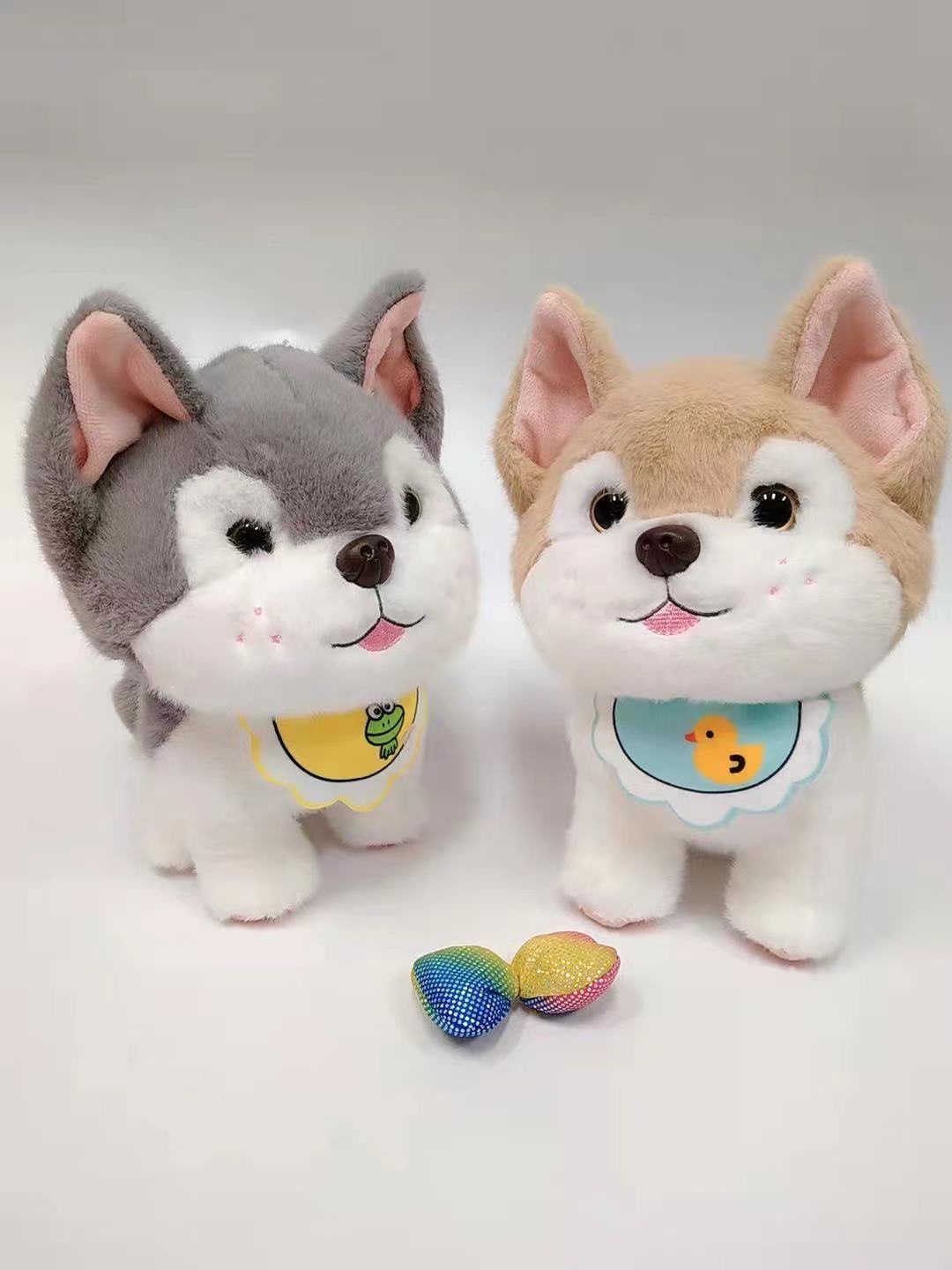 Plush toy scarf dog polyester 1