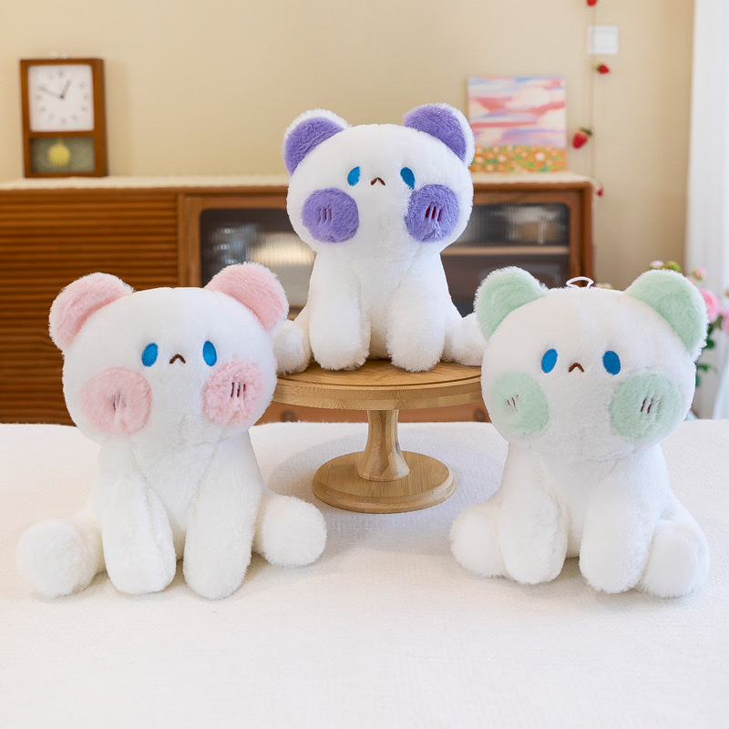 Polyester plush toy cat pendant 1